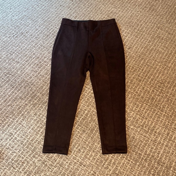 NWT Espresso Ann Taylor Faux Suede Leggings - Picture 1 of 4